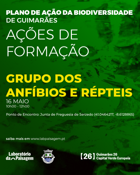 &Agrave; descoberta dos anf&iacute;bios e r&eacute;pteis de Guimar&atilde;es