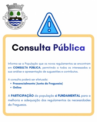 Consulta P&uacute;blica Regulamentos